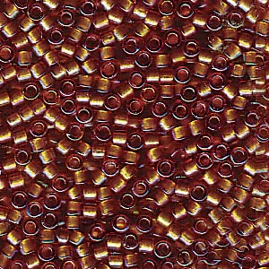 DB1736 Sparkling Beige Lined Dark Topaz AB