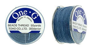 One-G Beading Thread Blue
