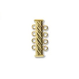 4-Strand Fluted Square Clasp