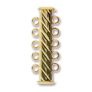 5-Strand Fluted Square Clasp