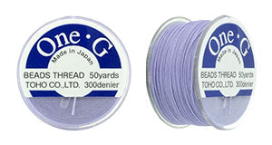 One-G Beading Thread Light Lavender