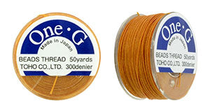 One-G Beading Thread Orange