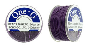 One-G Beading Thread Purple
