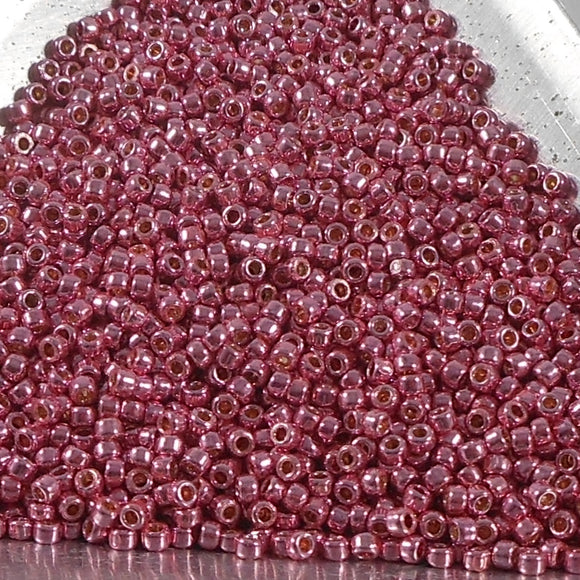 15/0 Toho Permanent Finish Galvanized Pink Lilac